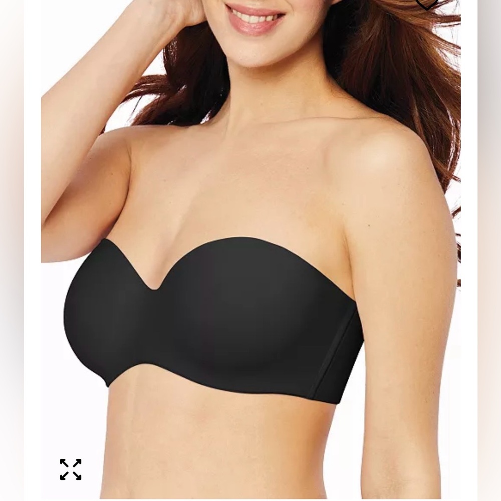 Bali black convertible underwire strapless bra style 939 size 40D new with tags